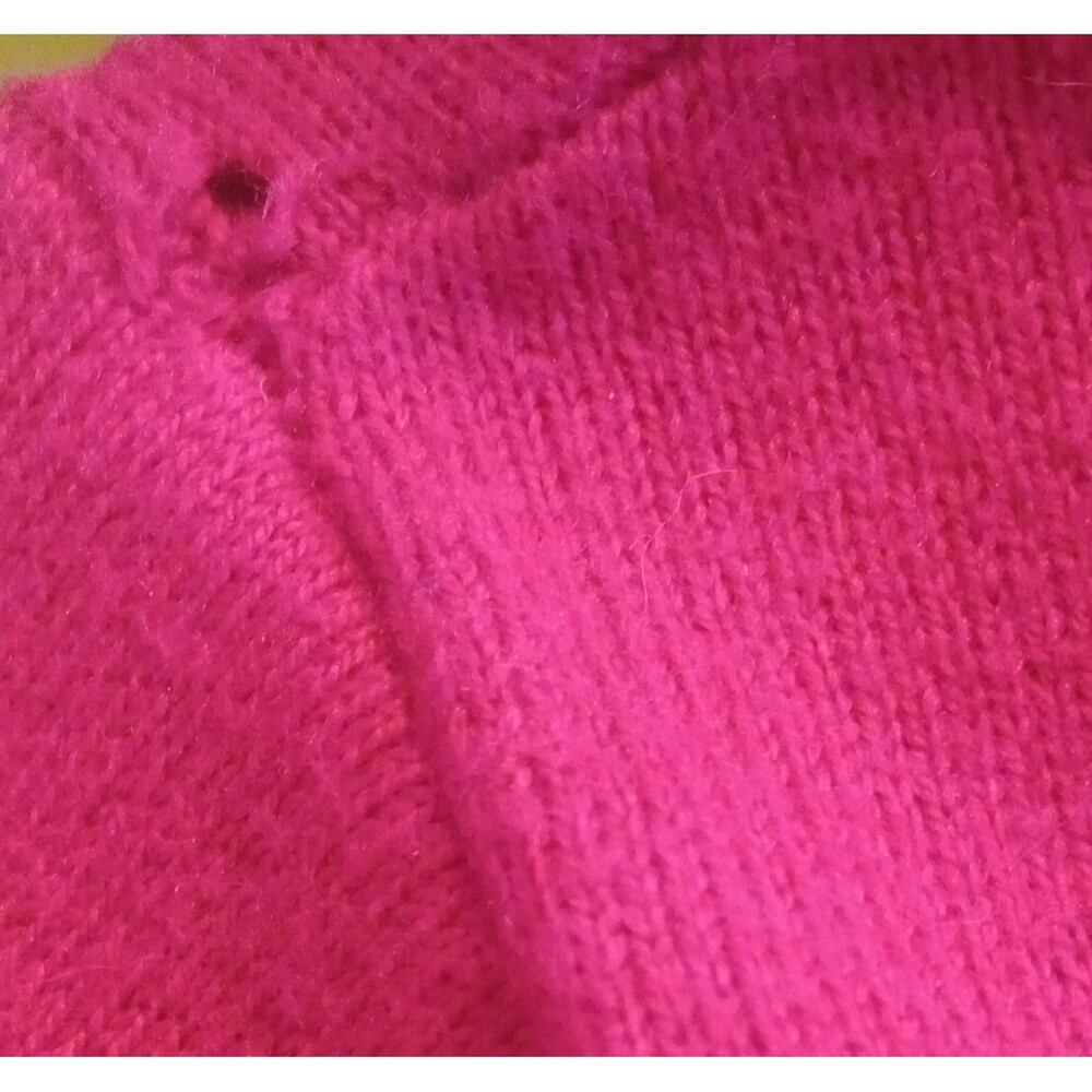 Eddie Bauer Sweater Lot Of 2 Lightweight Stripe Pink Yellow Size Petite Medium - Picture 6 of 10